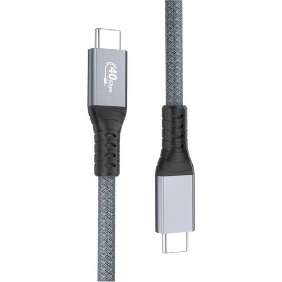 Fuj:tech USB4 USB-C Gen 3x2 40Gbps 240w -kaapeli, 1m