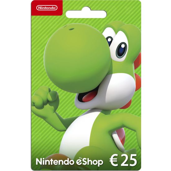 Nintendo eShop lahjakortti 25 euroa, aktivointikortti
