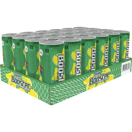 Faxe Kondi Booster Lemon -energiajuoma, 330 ml, 24-pack