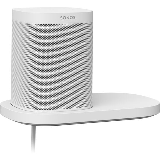 Sonos-kaiutinhylly Sonos One- ja Play:1-kaiuttimille, valkoinen