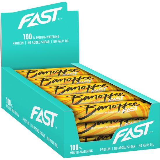 FAST Banoffee -proteiinipatukka, 45 g, 15-pack