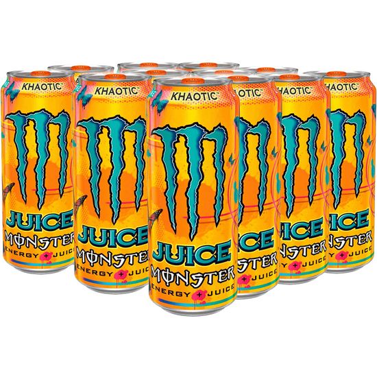 Monster Energy Juiced Khaotic -energiajuoma, 500 ml, 12-pack