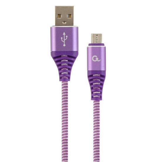 Cablexpert MicroUSB - USB kaapeli, 2 m, purppura