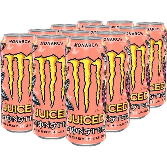 Monster Energy Juiced Monarch -energiajuoma, 500 ml, 12-pack