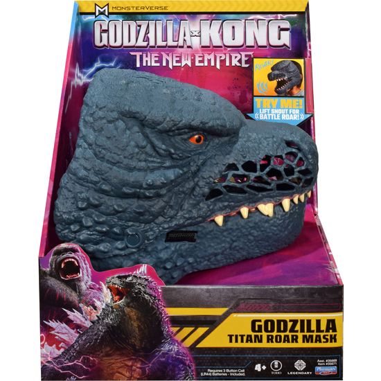 Godzilla x Kong: The New Empire Godzilla Titan Roar -naamio