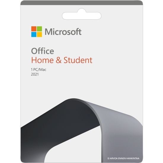 Microsoft Office Home & Student 2021 - Windows & Mac, aktivointikortti