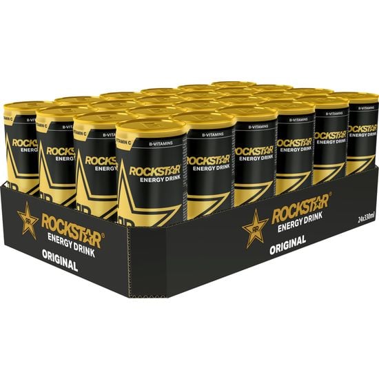 Rockstar Original -energiajuoma, 330 ml, 24-pack
