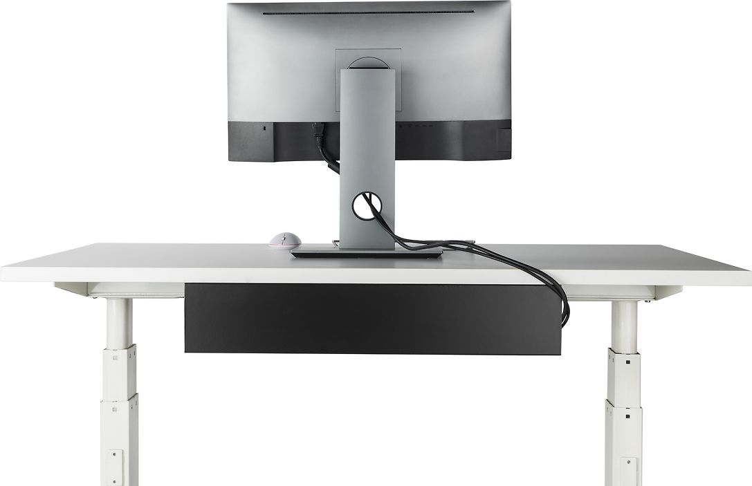 ErgoWork Steel Cable Rack johtokouru, musta