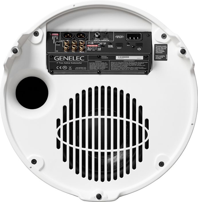 Genelec F Two B subwoofer, valkoinen