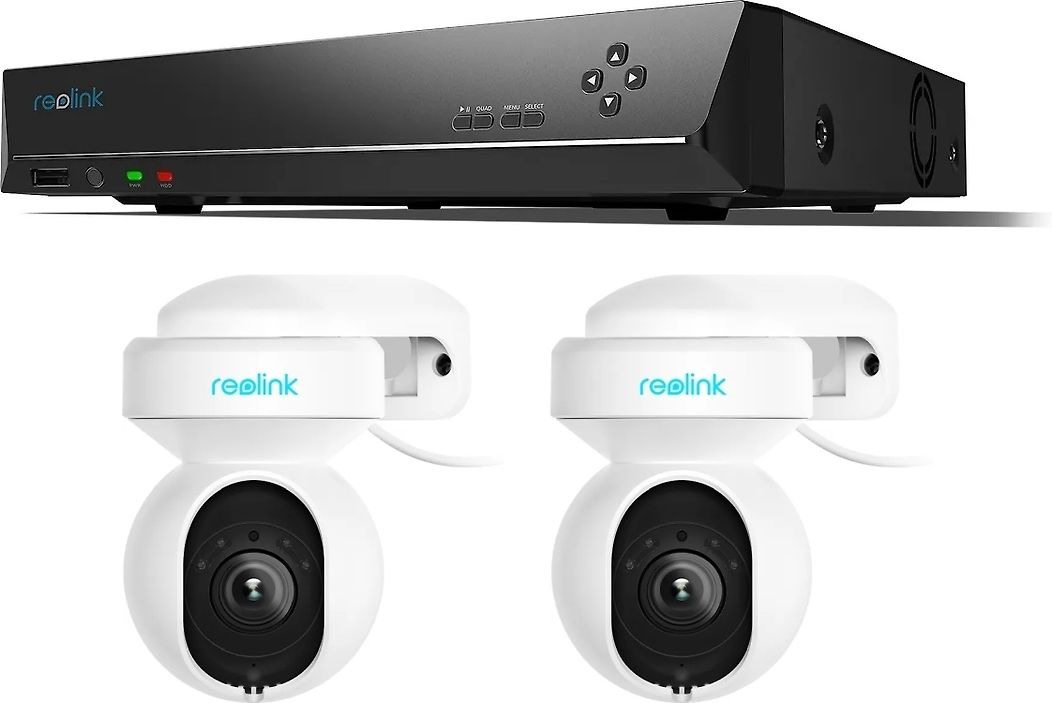 Reolink RLN8410 PoE NVRtallennin, 2 Tt + 2 kpl Reolink E1 Outdoor