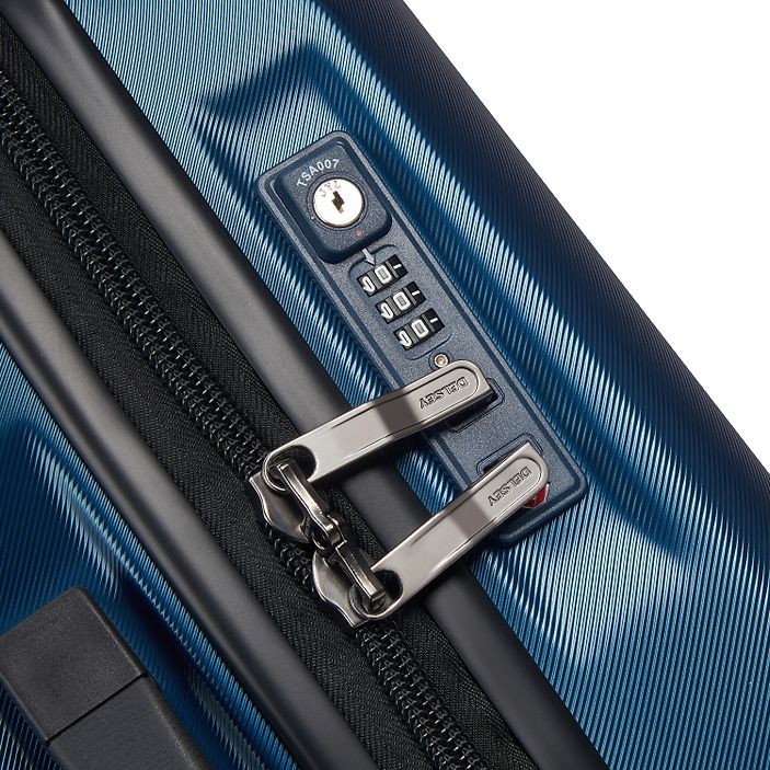 Delsey Promenade Hard 2.0 Expandable 66 cm -matkalaukku, sininen