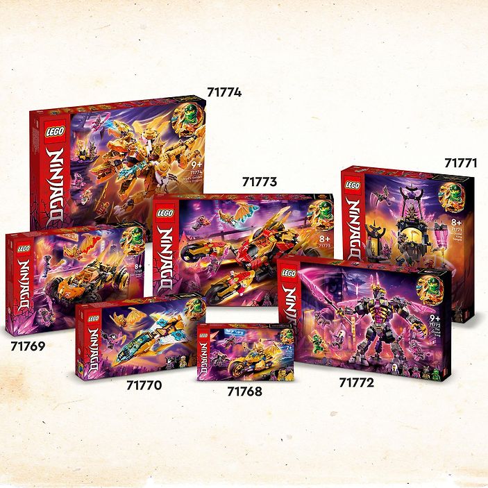 LEGO Ninjago 71770 - Zanen kultainen lohikäärmelentokone – Verkkokauppa.com