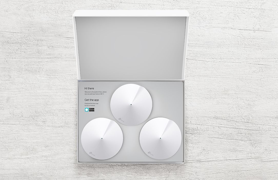 TP-LINK Deco M5 WiFi -Mesh-järjestelmä, 3-pack – Verkkokauppa.com