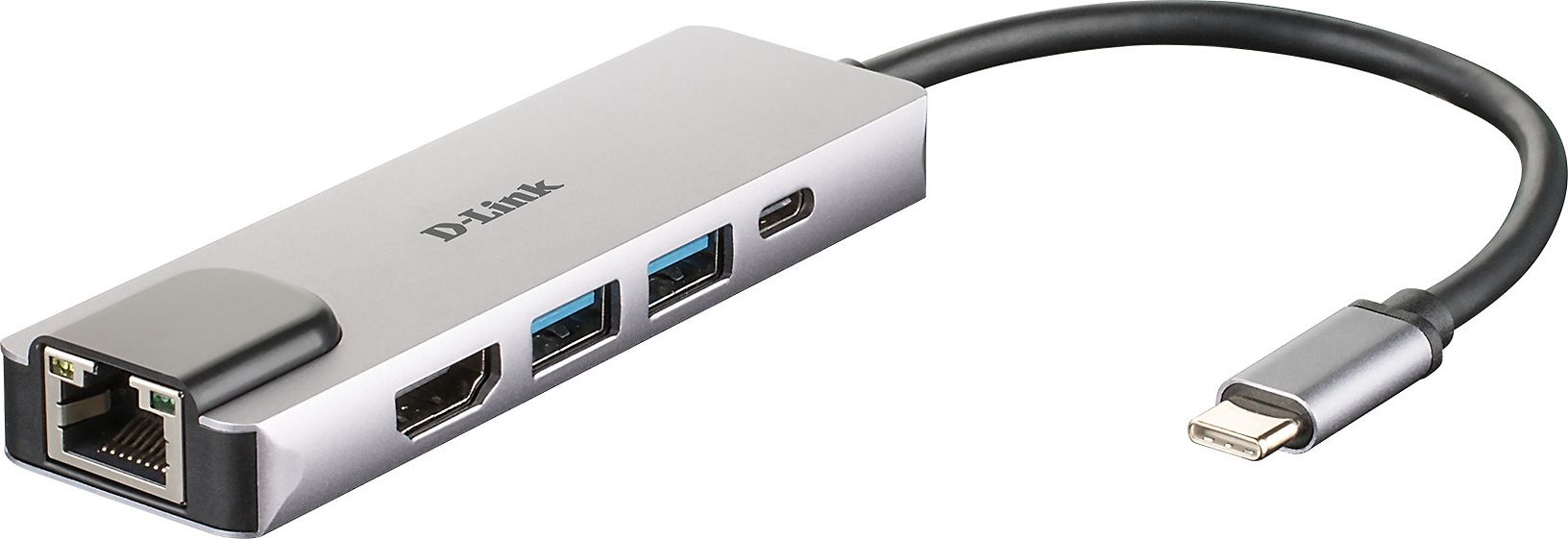 D-LINK DUB-M520 5-in-1 USB-C 3.0 -hubi HDMI/ethernet -sovitin ...