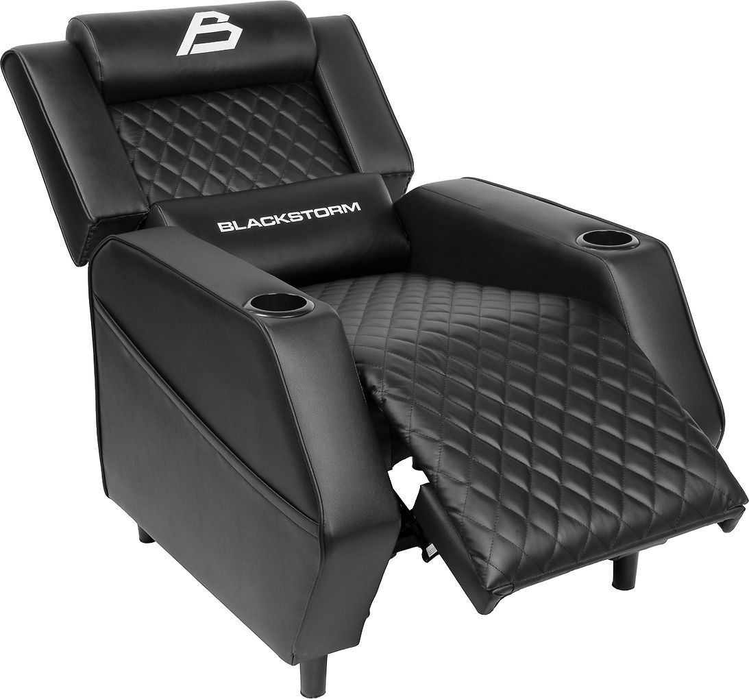 Blackstorm Throne of Games Recliner pelituoli, musta