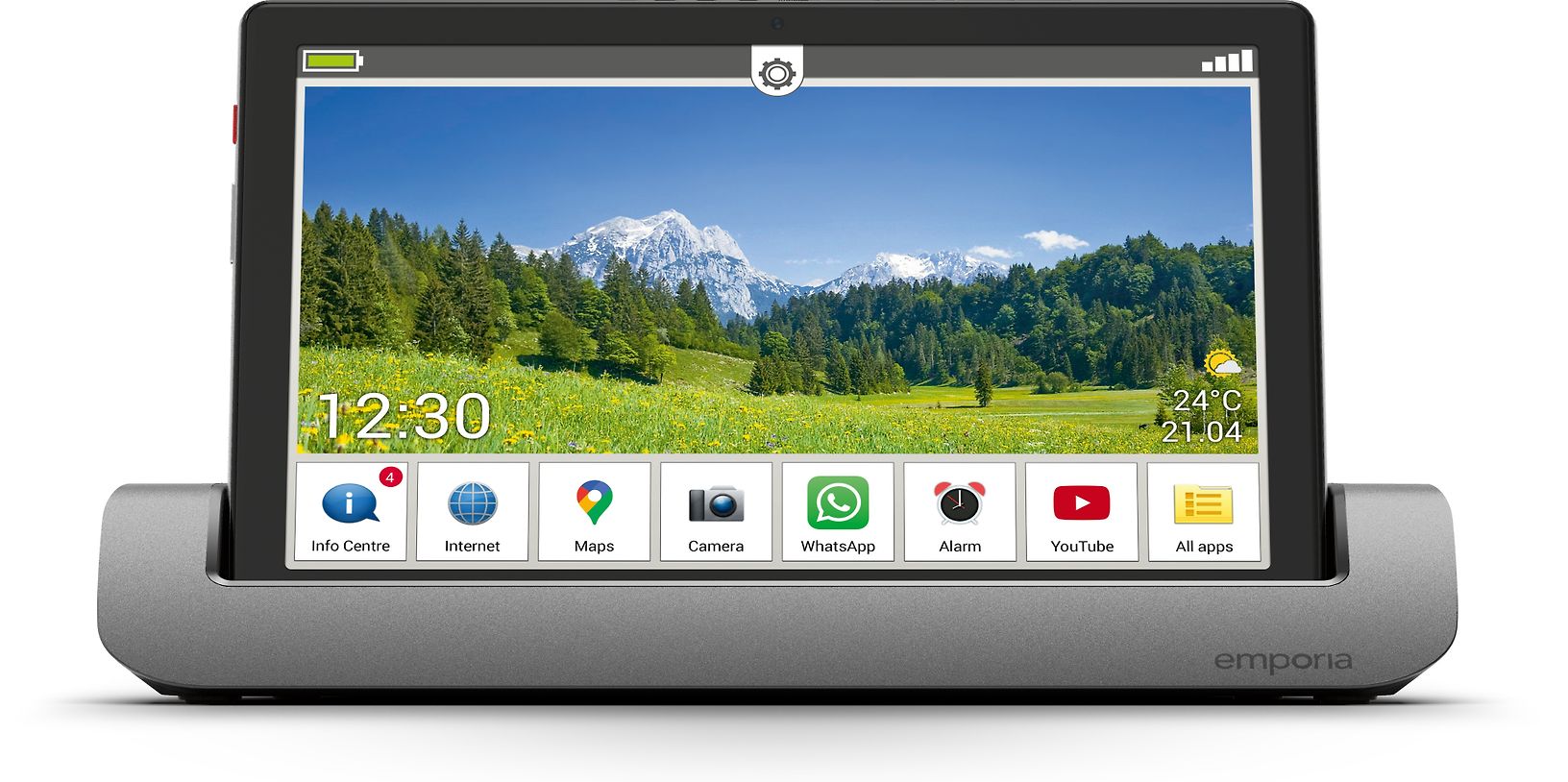 Emporia Tablet 10,1" WIFI+4G tabletti, musta