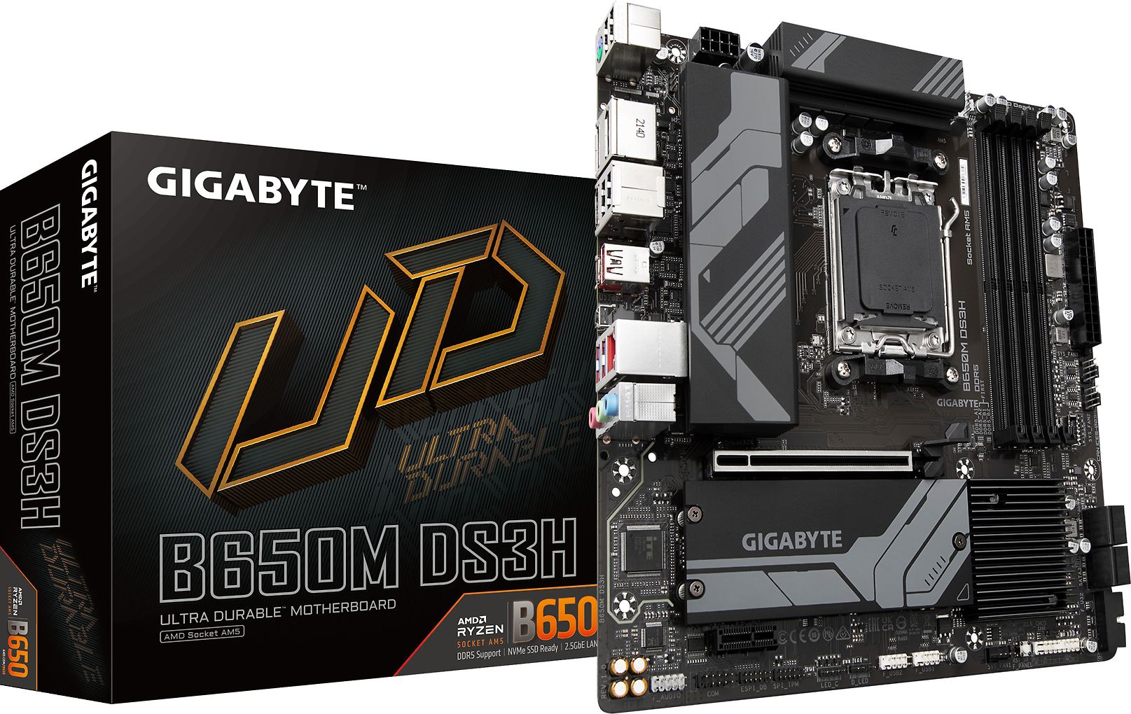 Gigabyte B650M DS3H MATX -emolevy – Verkkokauppa.com