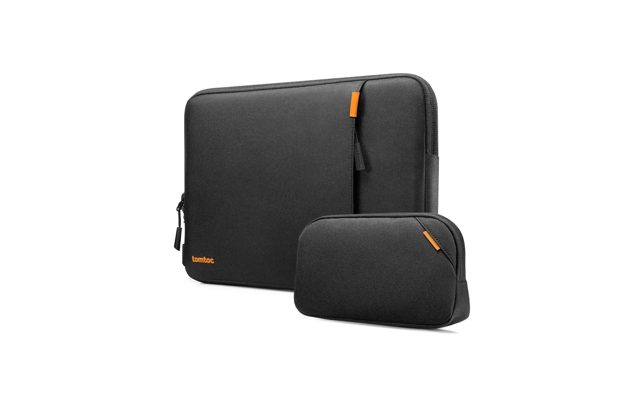 tomtoc Defender A13 13″ sülearvuti kaitsetasku ja tarvikukott, must