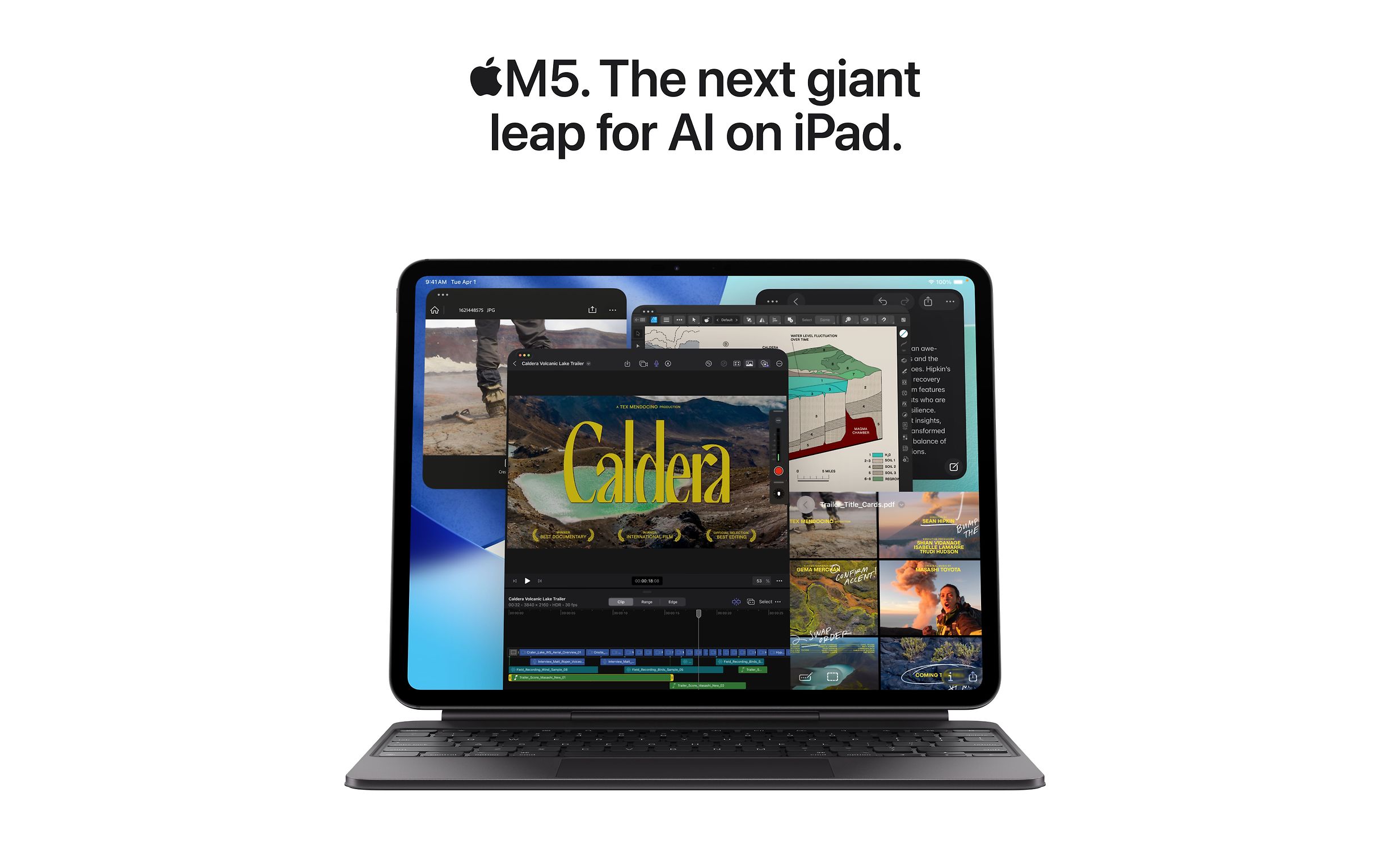 Apple iPad Pro 13″ M5 256 GB WiFi + 5G 2025, tähtimusta