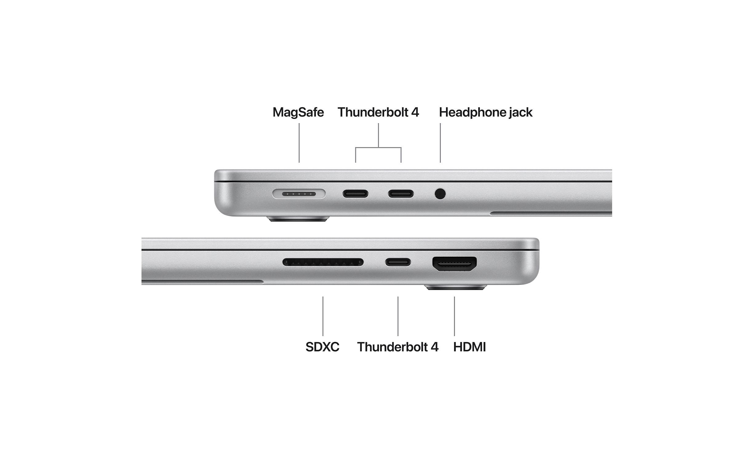 Apple MacBook Pro 14″ M5 16 GB, 2 TB 2025 sülearvuti, hõbedane
