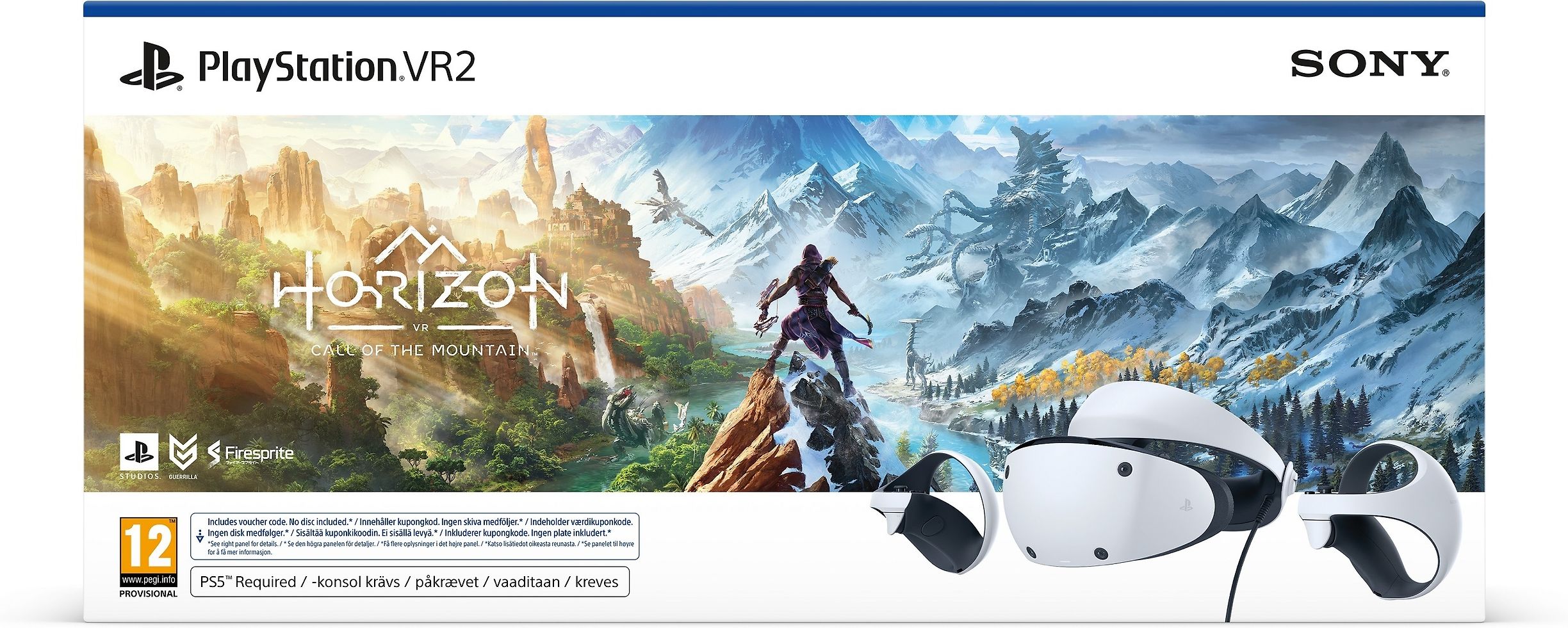 Sony PlayStation VR2 Horizon Call Of The Mountain Bundle 