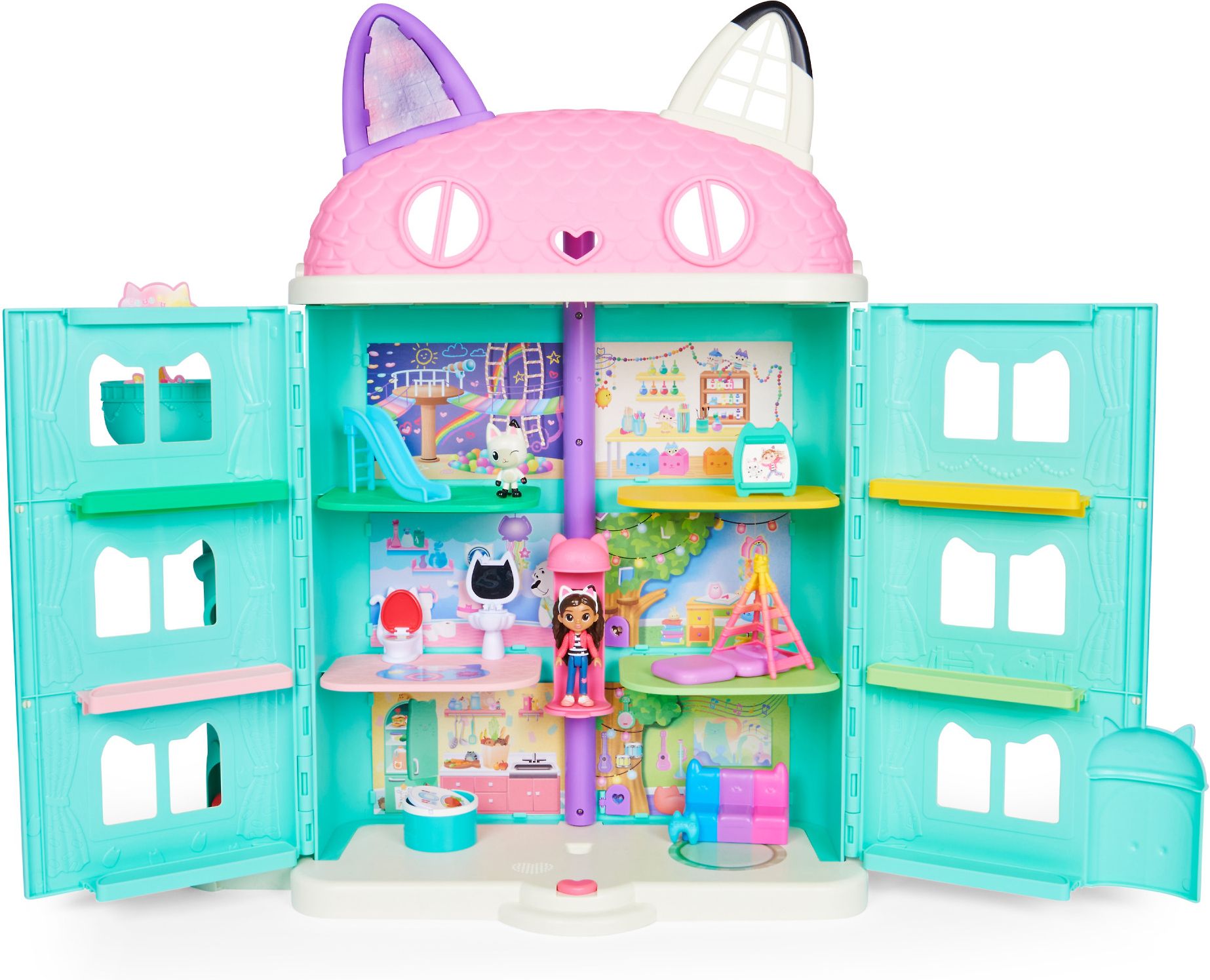 Gabbyn Nukketalo Purrfect Dollhouse Nukkekoti Leikkisetti gabbyn-nukketalo-purrfect-dollhouse-nukkekoti-leikkisetti