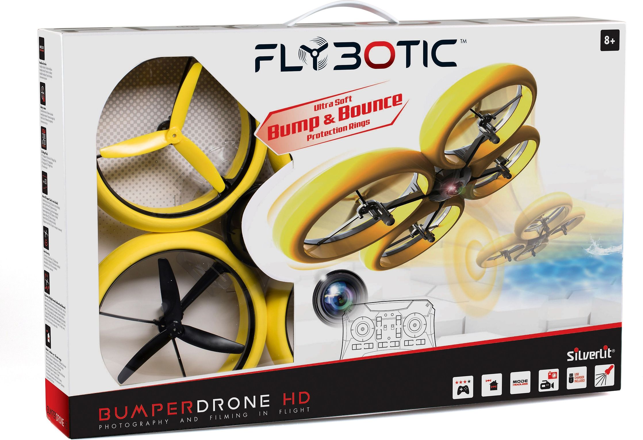 Flybotic Bumper Drone HD -minikopteri – Verkkokauppa.com