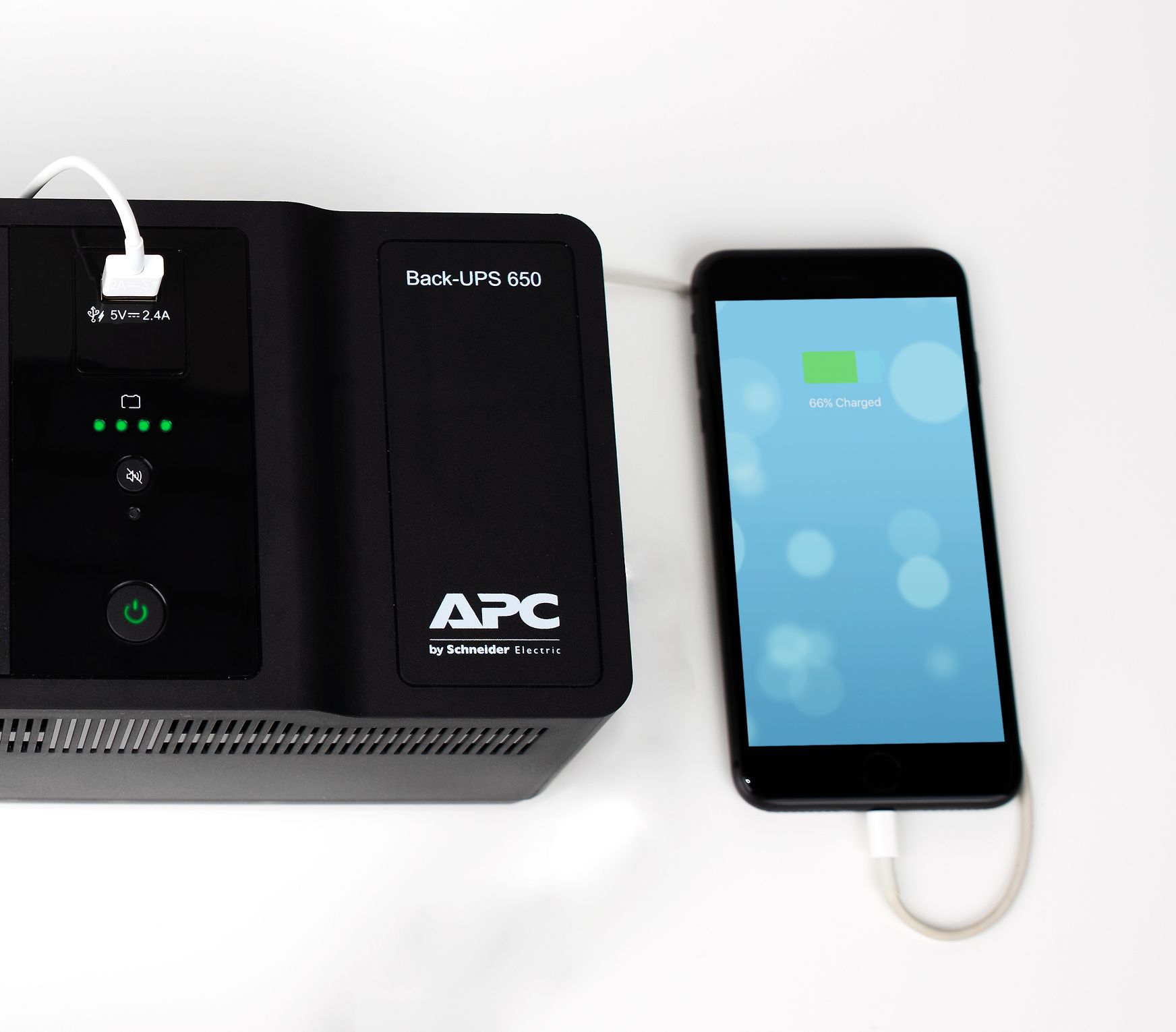APC Back-UPS BE650G2-GR | 650 VA / 400 W | 8x Schuko Stopcontacten | 1x