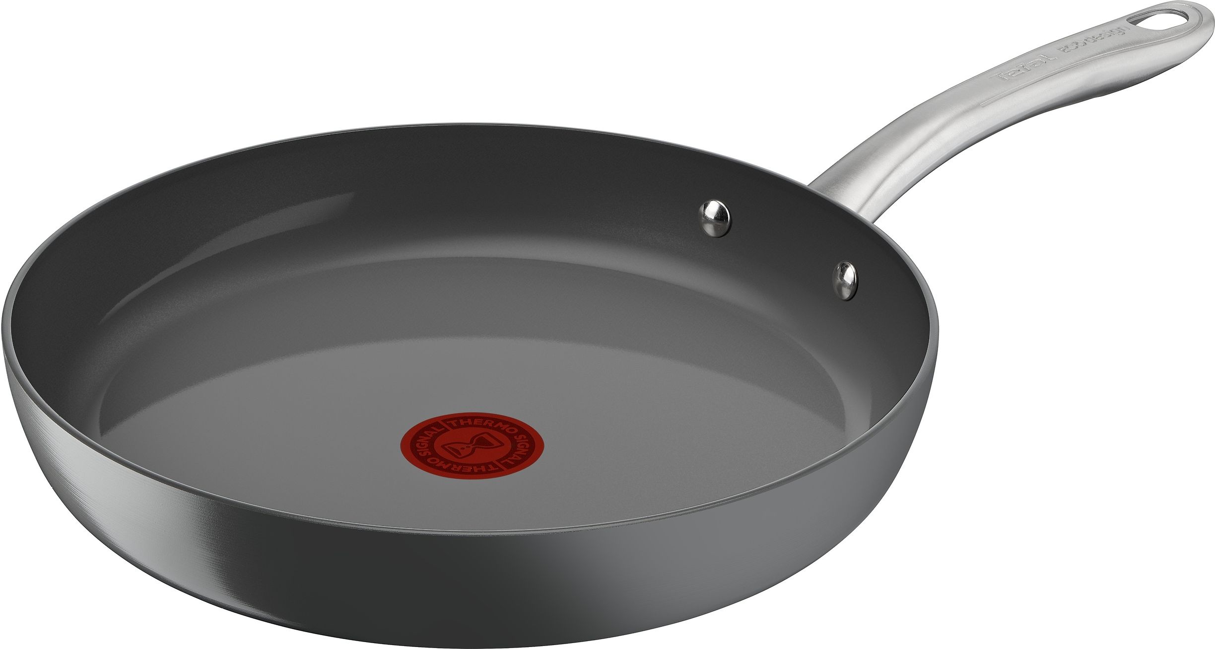 Tefal (RE)NEW+ -paistinpannu, 28 cm, keraaminen pinnoite, harmaa ...