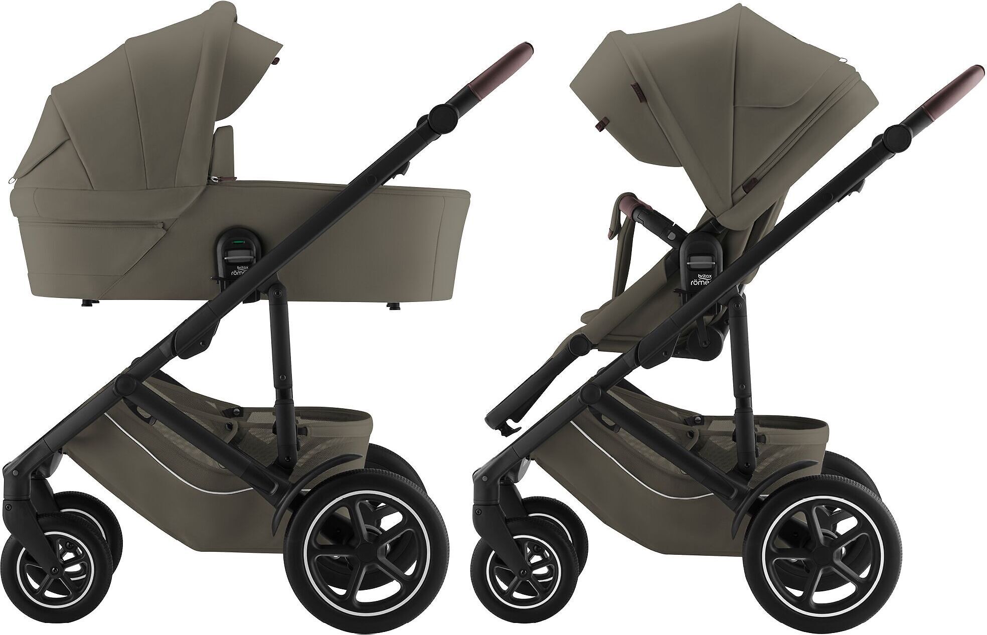 BRITAX RÖMER SMILE 5Z -yhdistelmävaunut, Urban Olive – Verkkokauppa.com