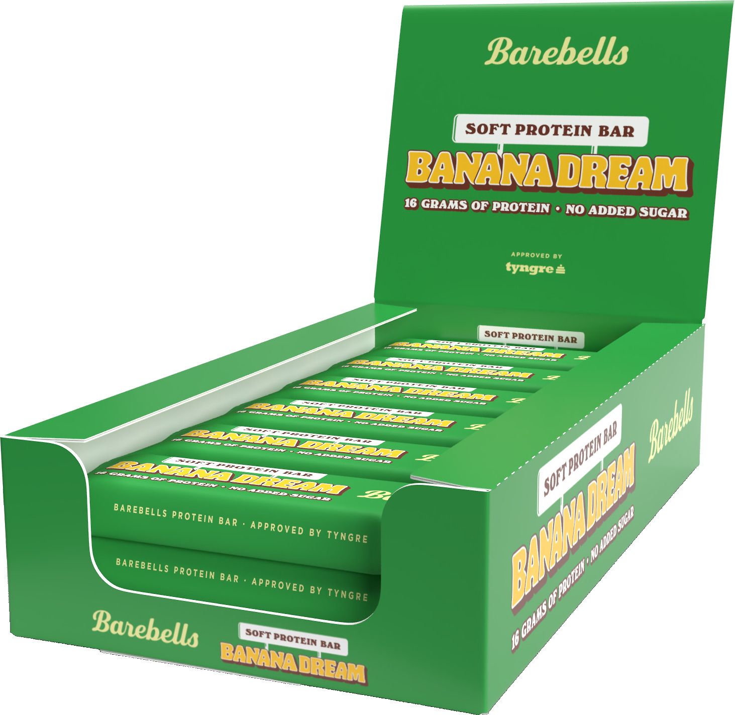 Barebells Soft Bar Banana Dream proteiinipatukka, 55 g, 12pack