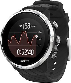 Suunto 9, multisport-urheilukello, musta