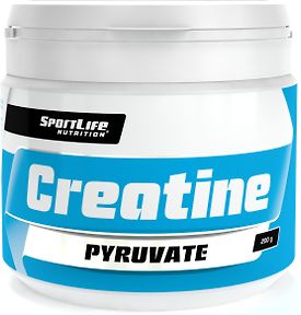 SportLife Creatine Pyruvate -kreatiinijauhe, 200 g