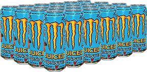 Monster Energy Juiced Mango Loco -energiajuoma, 500 ml, 24-PACK