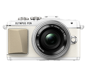 Olympus PEN E-PL7 valkoinen + 14-42 mm EZ objektiivi