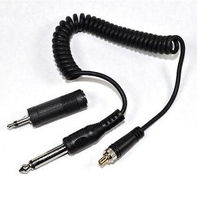 YongNuo PC-sync -> 6.3 mm ja 3.5 mm mono plug kaapeli