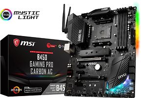 MSI B450 GAMING PRO CARBON AC AM4 ATX-emolevy