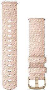 Garmin Quick Release -vaihtoranneke, kudottu nailon, vaaleanpunainen, 20 mm
