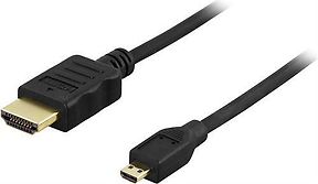 DELTACO HDMI - micro HDMI -kaapeli, 2 m