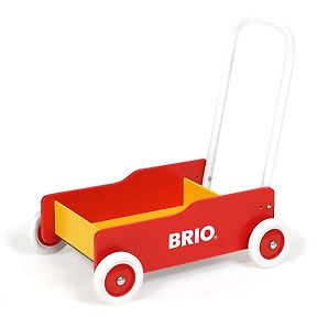 BRIO 31350 - Kävelyvaunu, väri punainen