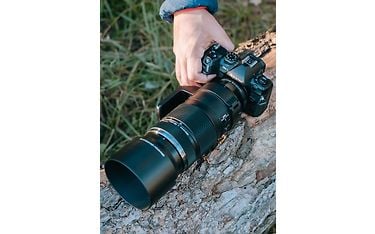 om system m.zuiko digital ed 100-400m f5.0-6.3 is ii metsässä