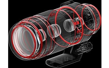 om system m.zuiko digital ed 100-400m f5.0-6.3 is ii säänsuojaus