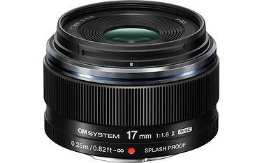 OM System 17 mm F1.8 II objektiivi sivusta