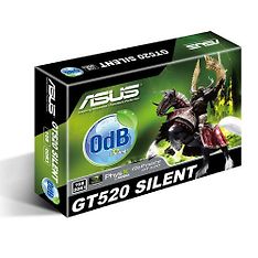 Asus ENGT520 SILENT/DI/1GD3(LP) GeForce GT520 1024 MB DDR3 PCI Express x16 -näytönohjain, kuva 3