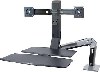 Ergotron WorkFit-A, Dual Monitor with Worksurface -työpistetaso, kuva 4