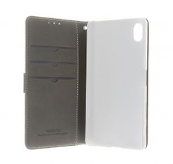Insmat Exclusive Flip Case -lompakkokotelo, Sony Xperia X, valkoinen, kuva 3