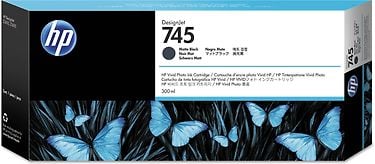 HP 745 -mustekasetti, 300 ml, matte black