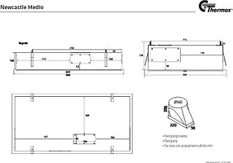 Thermex Newcastle Medio -liesituuletin, teräs, 90 cm, kuva 3