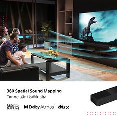 Sony HT-A7000 7.1.2 Dolby Atmos Soundbar -äänijärjestelmä, kuva 4