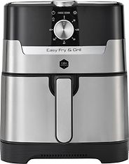 OBH Nordica Easy Fry & Grill Classic+ 2-in-1 -airfryer, teräs, kuva 3